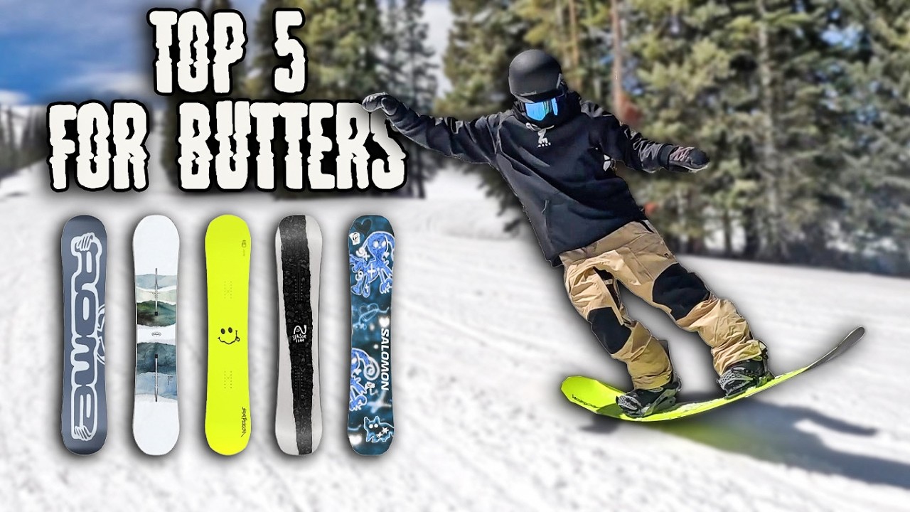Top 5 Snowboards For Butter Tricks 2026