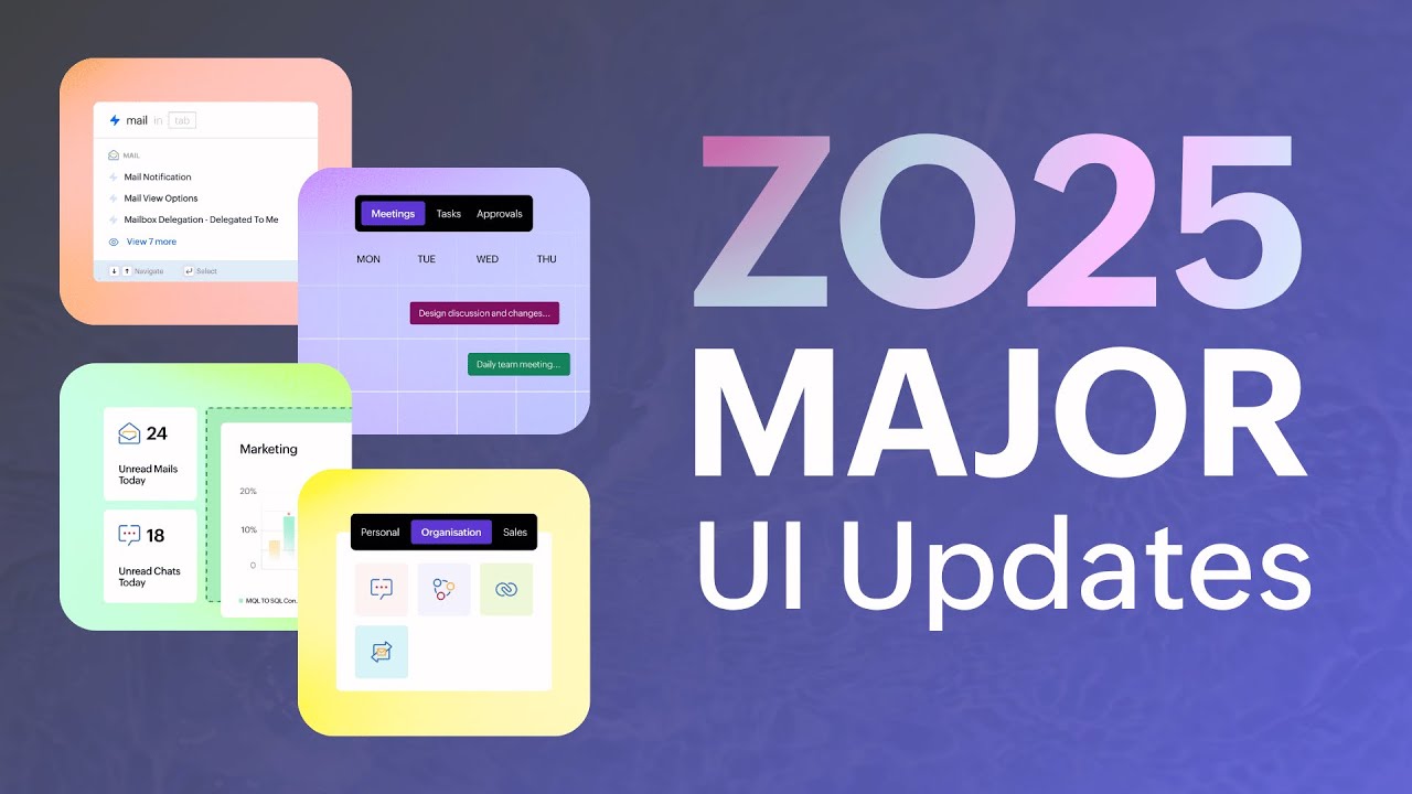 Первый взгляд на НОВЫЙ пользовательский интерфейс Zoho One