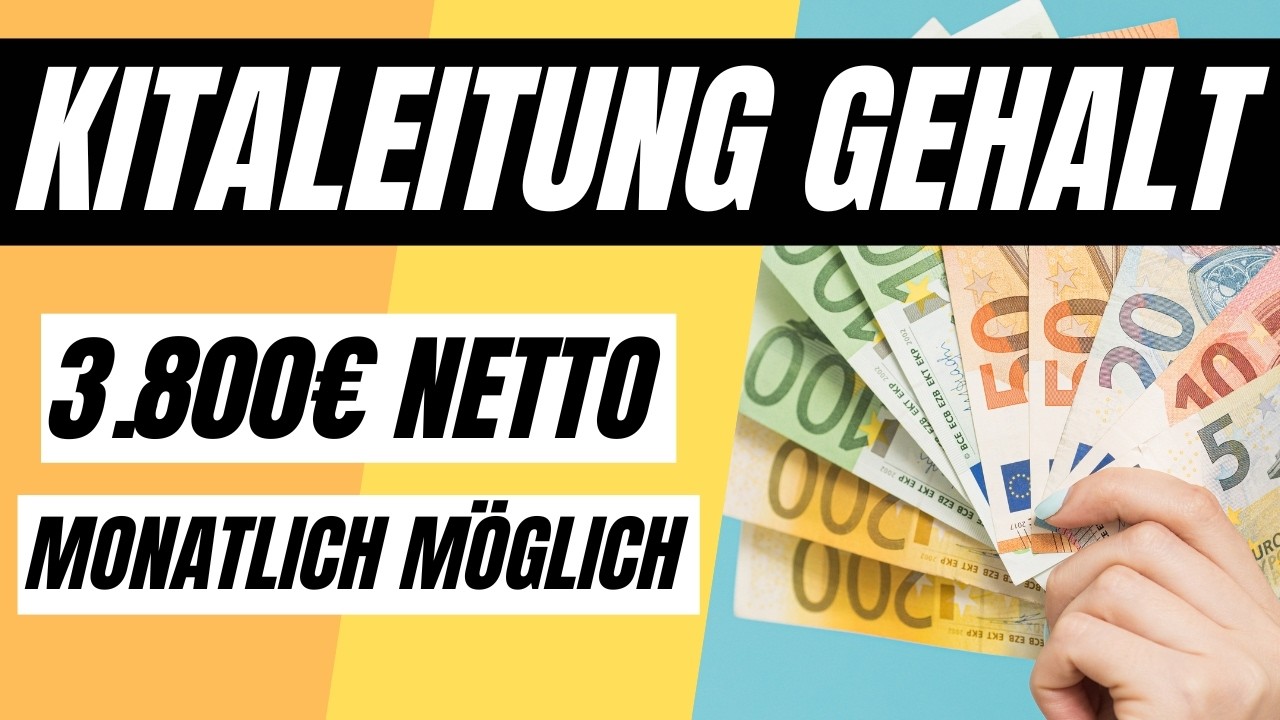 GEHALT als KITALEITUNG - Was verdient man als Leitung einer Kita? | ERZIEHERKANAL