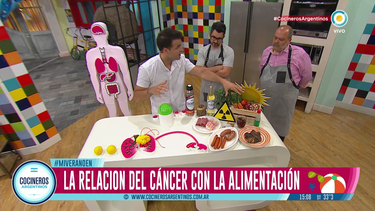 La relación del Cáncer con la alimentación en Cocineros Argentinos
