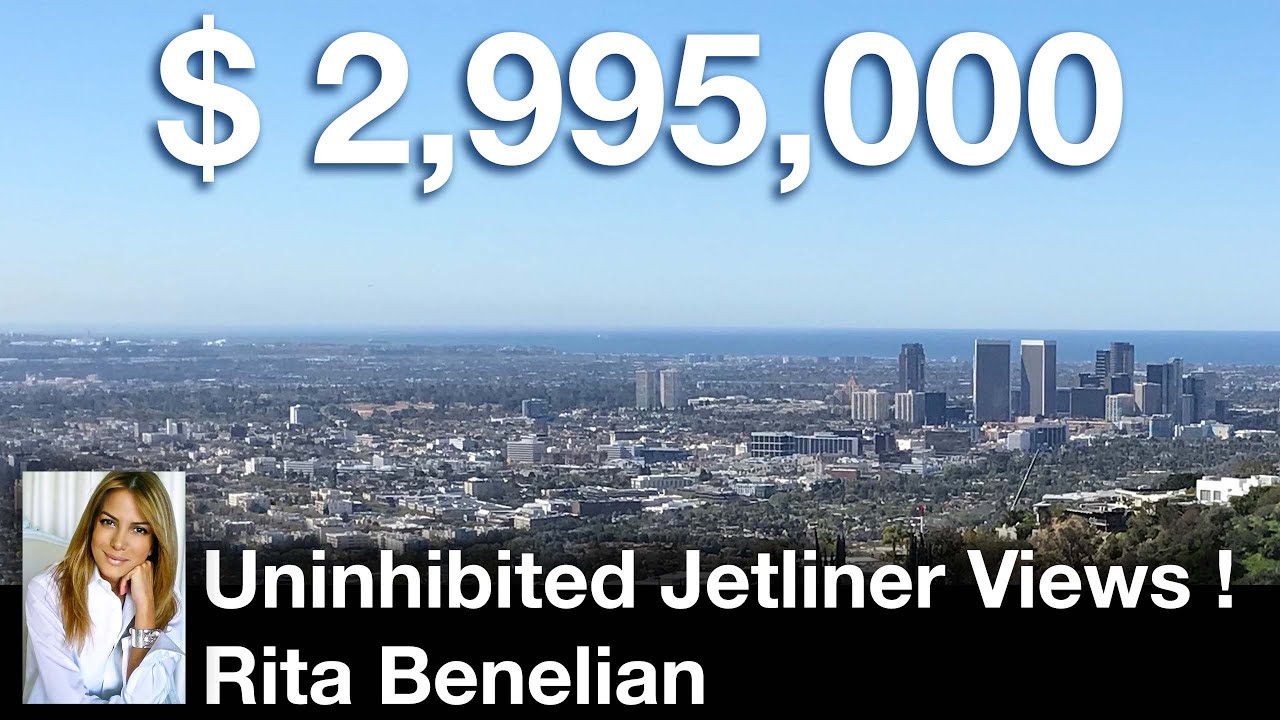 Uninhibited jetliner views | 2019 Sunset Plaza  Dr | Hollywood Hills | For Sale (2020)|Rita Benelian