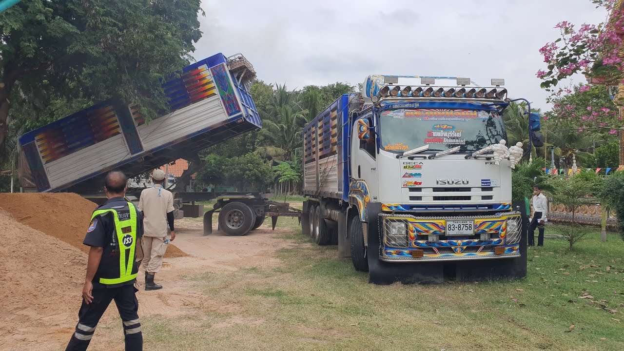 ถึงวัดแล้วดั้มได้ ช่างเอี๋ยวสุดทุกงาน Dump Truck