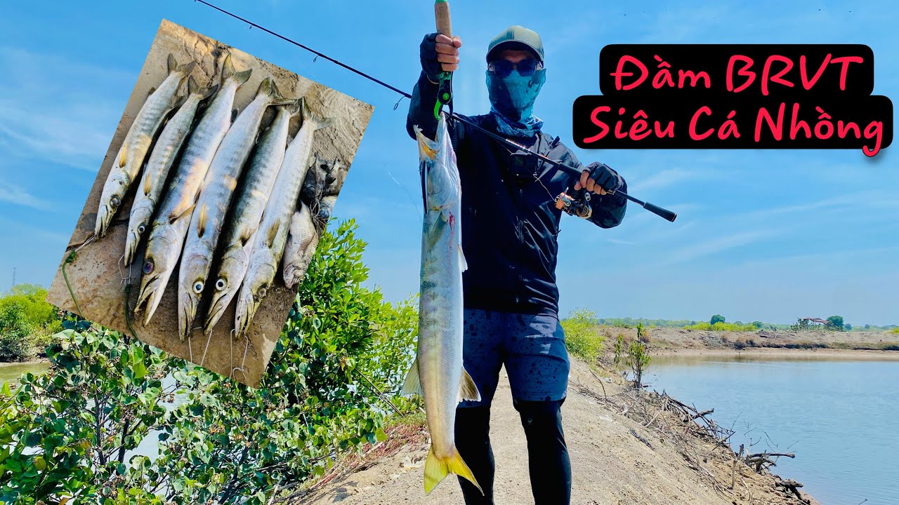 Đầm BRVT siêu cá Nhồng. Con nước đẹp cá ra quá nhiều. Bão cá ae ơiiii