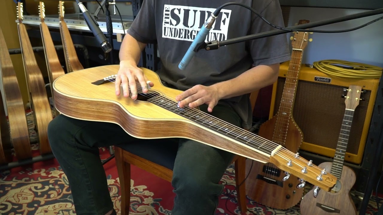 Richard Wilson Weissenborn Guitar -  Tasmanian Blackwood & Bunya - Serial RW2332-422