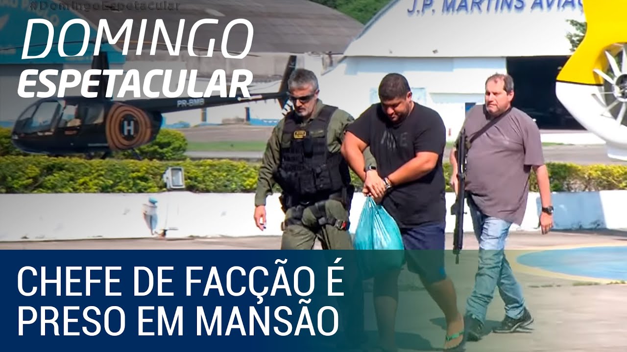 Chefe de facção é preso em mansão em Angra dos Reis (RJ)