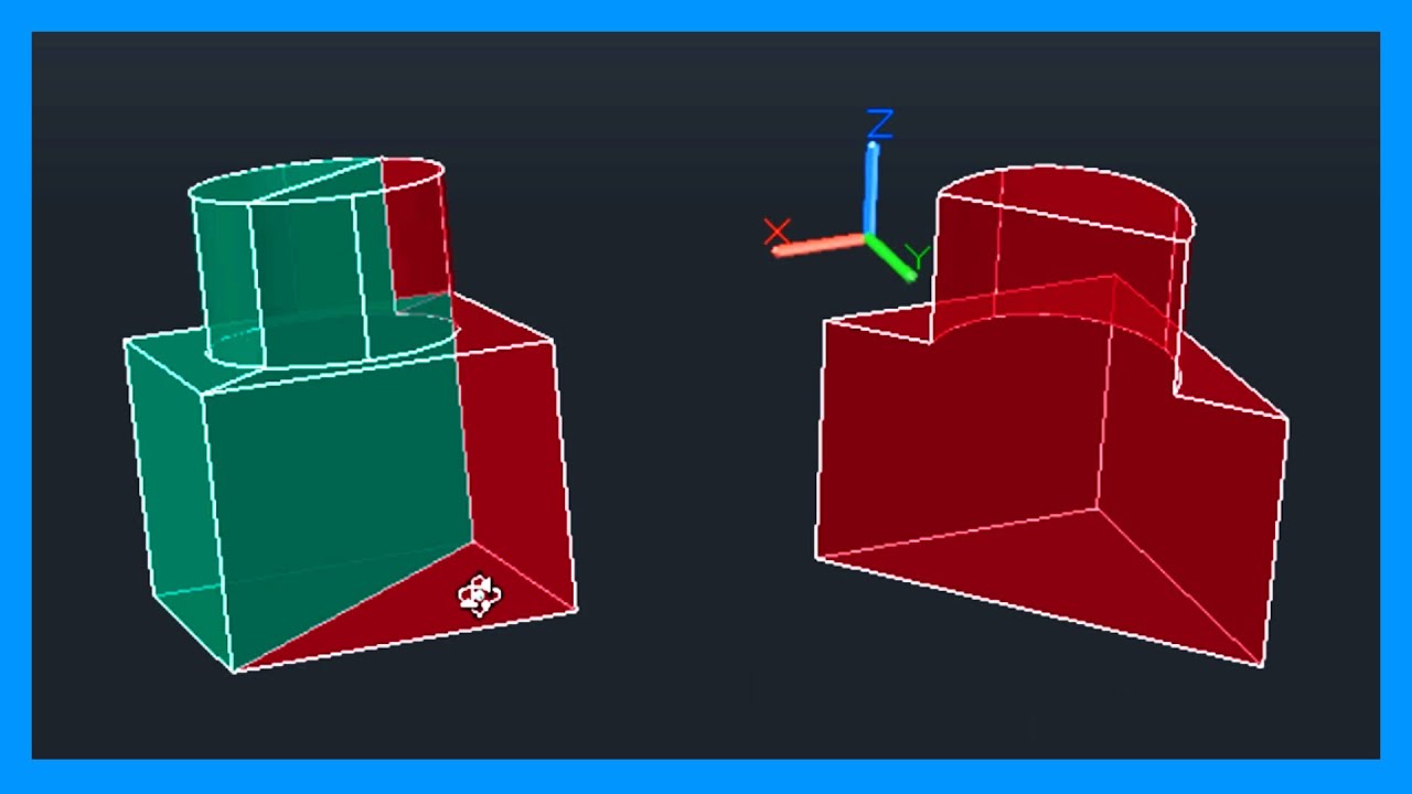 Autocad - Alinear objeto 3D. Alinear elemento 3D. Tutorial en espa&ntilde;ol HD