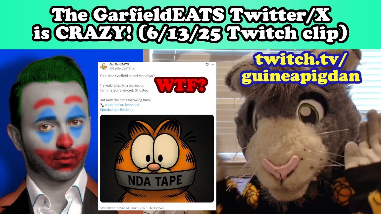 The GarfieldEATS Twitter is CRAZY! (Twitch clip)