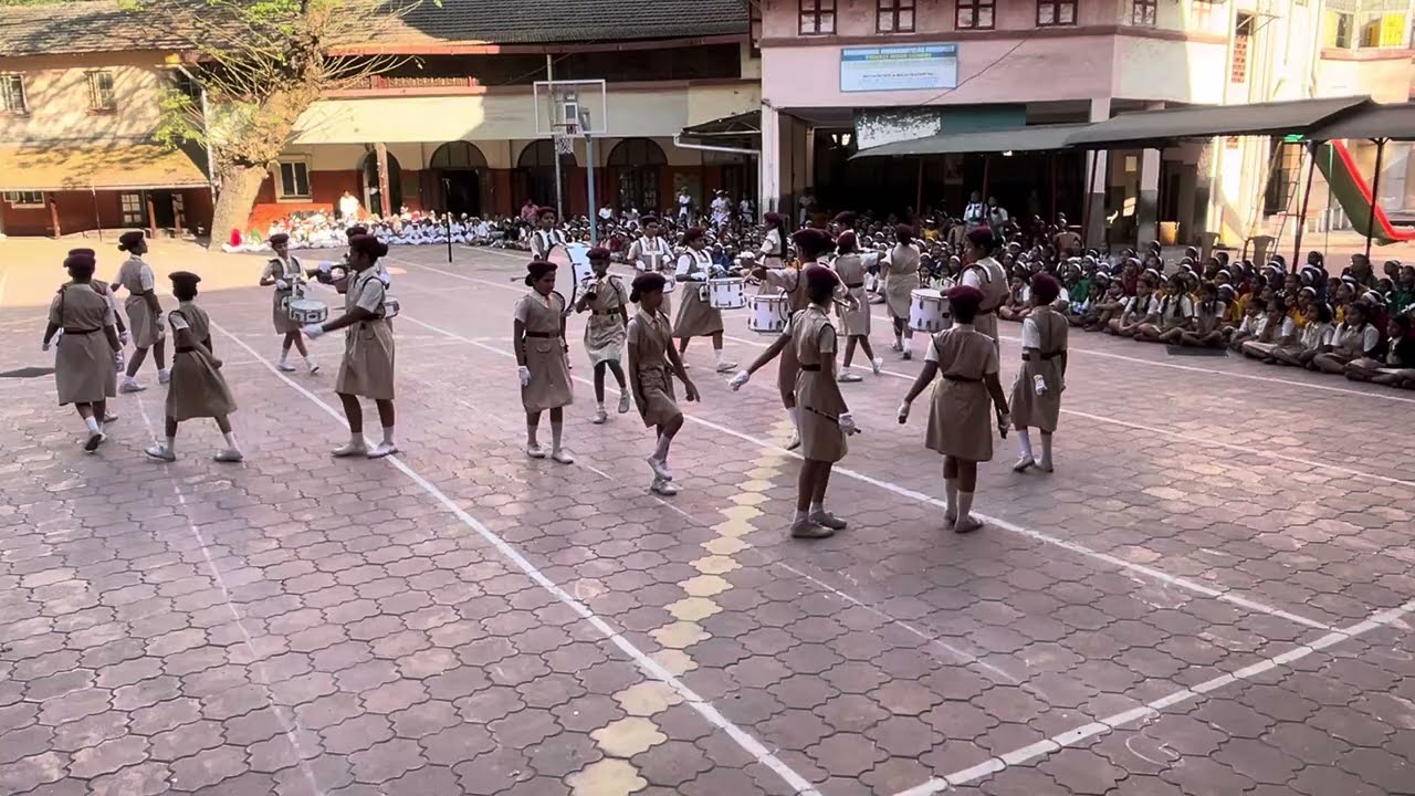 St. Joseph High School drill display band