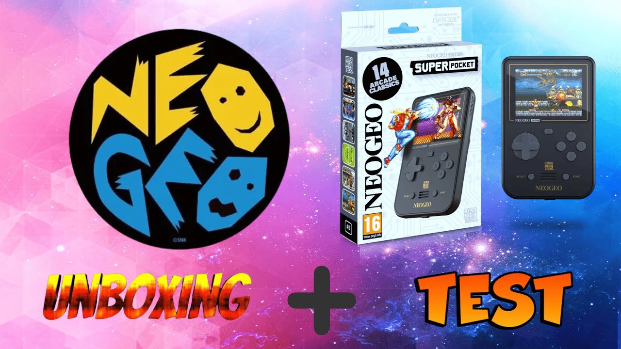 RETROGAMING  Unboxing🎮🕹️ #découverte Et Test De la Super Pocket #neogeo  Geo Edition     #snk