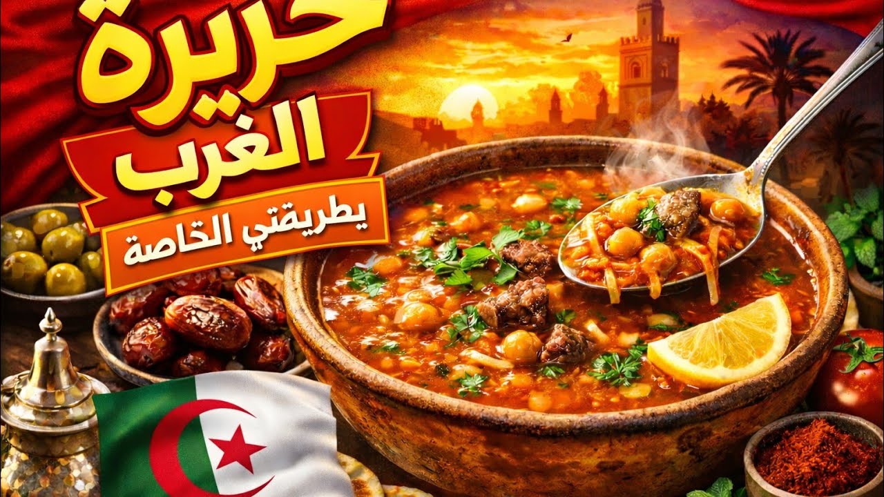 حريرة تقليدية جزائرية 🍲  اكسبرس خطوة بخطوة وبمكونات بسيطة