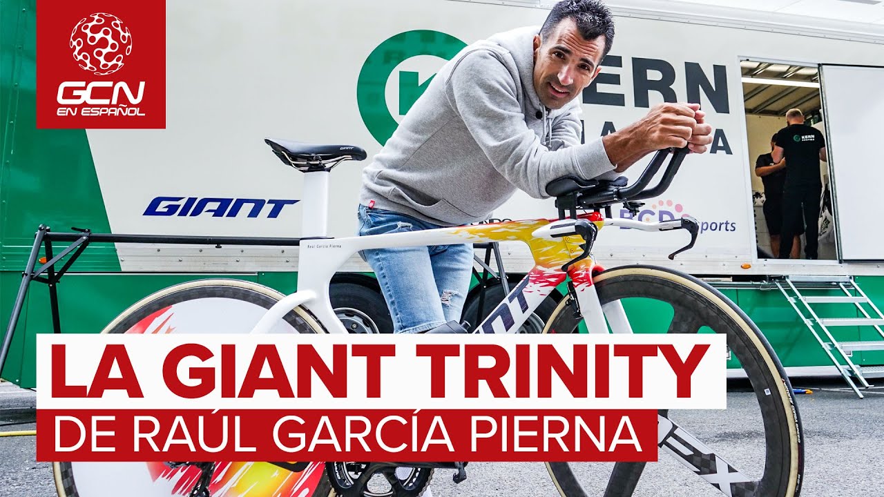 La Bici Giant Trinity de Contrarreloj de Raúl García Pierna