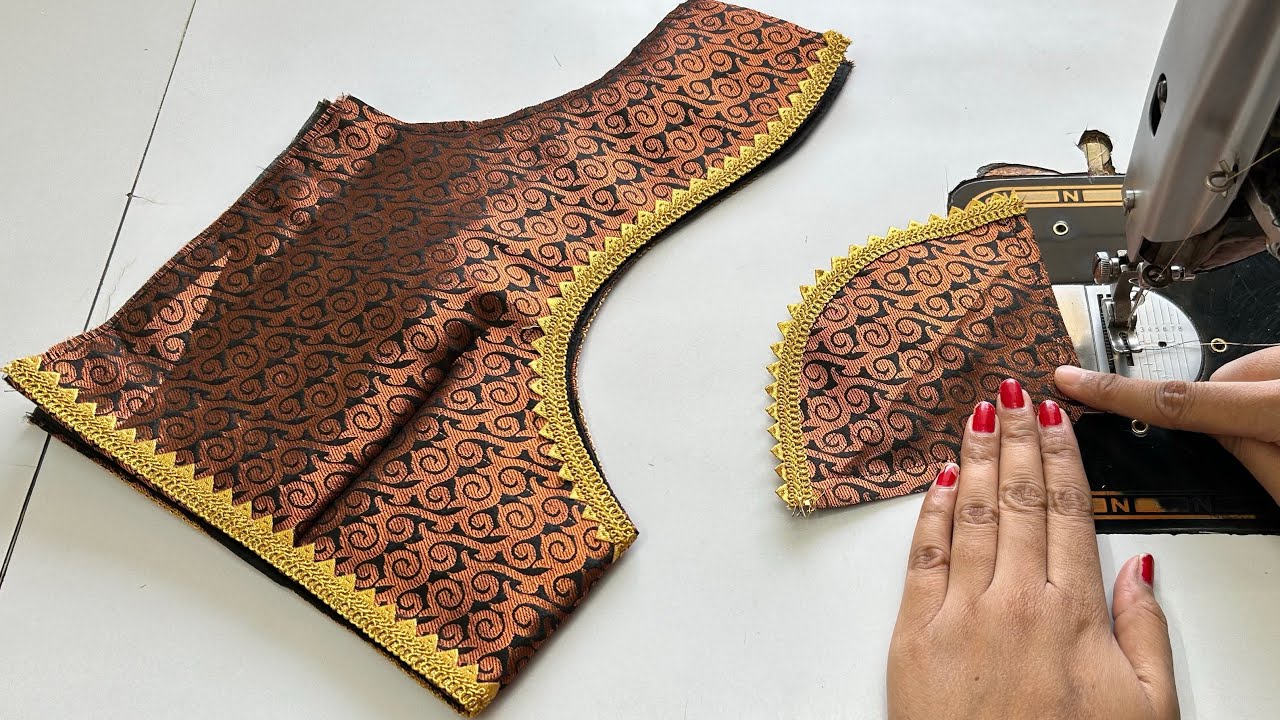Blouse Back Neck Designs | Designer Blouse Designs | Cutting And Stitching Back Neck Blouse Design