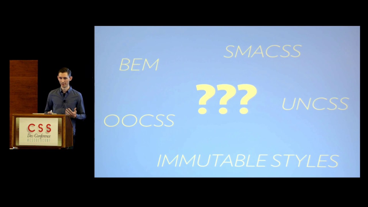 Alex Lande's React Inline Styles and the Future of CSS at CSS Dev Conf