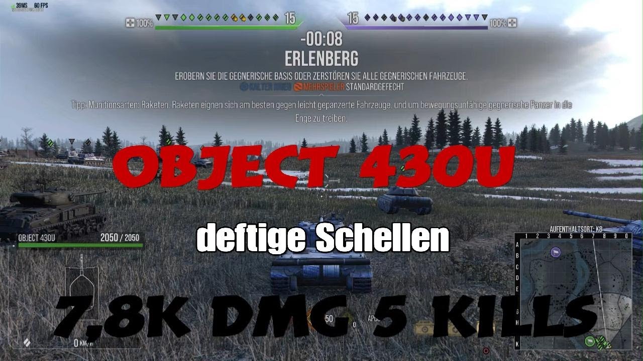 Object 430U deftige Schellen 7,8k dmg 5 kills