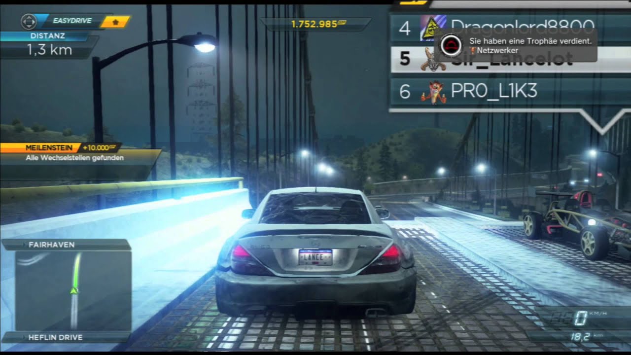 Need For Speed Most Wanted, Netzwerker