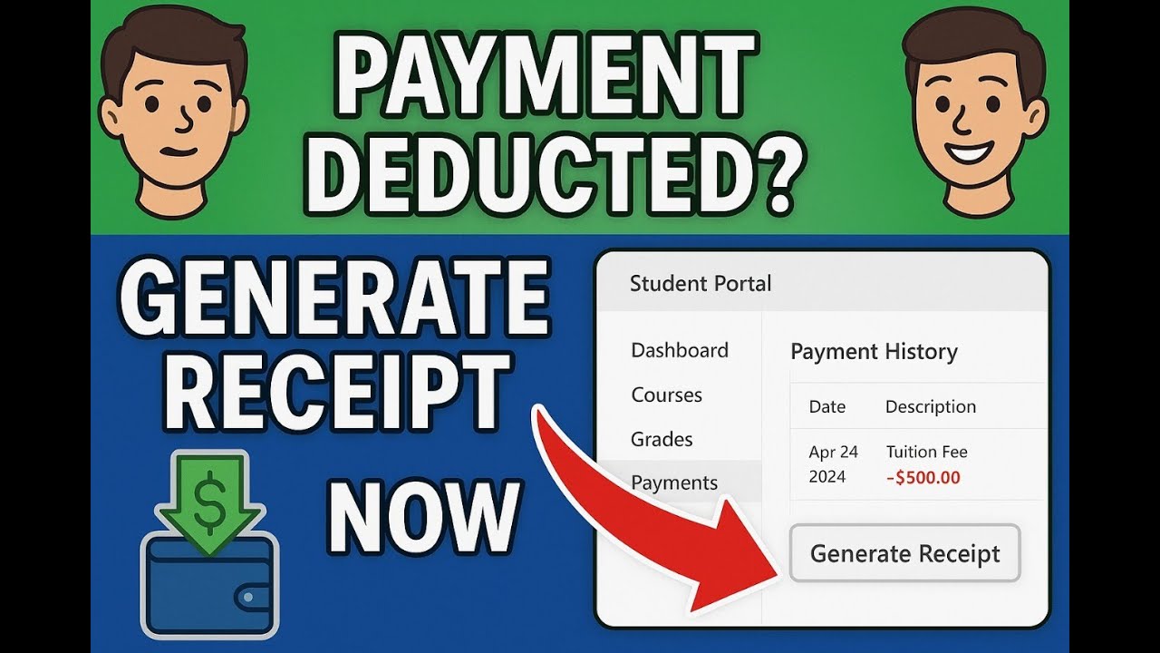 Payment Deducted But No Receipt? Here's How to Generate It Instantly!
