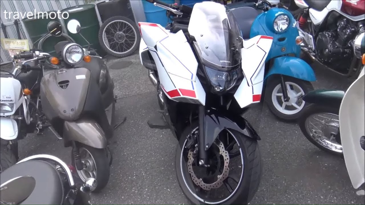 Second hand motorcycle shop in Japan