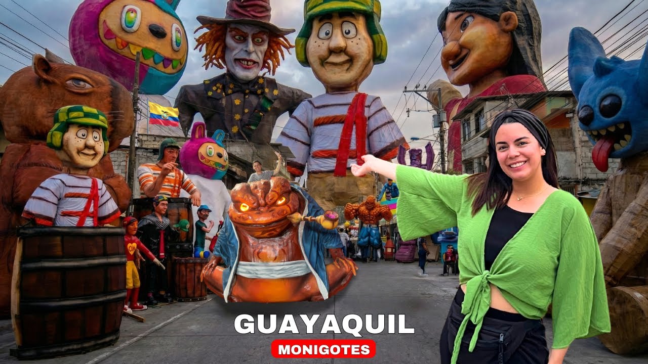 Ruta de los MONIGOTES GIGANTES en el SUBURBIO DE GUAYAQUIL 🇪🇨 ¿Es peligroso? ¿Vale la pena? Geleocos