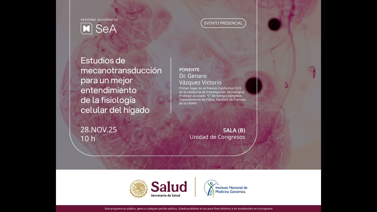 SeA. Estudios de mecanotransducción para un mejor entendimiento de la fisiología celular del hígado