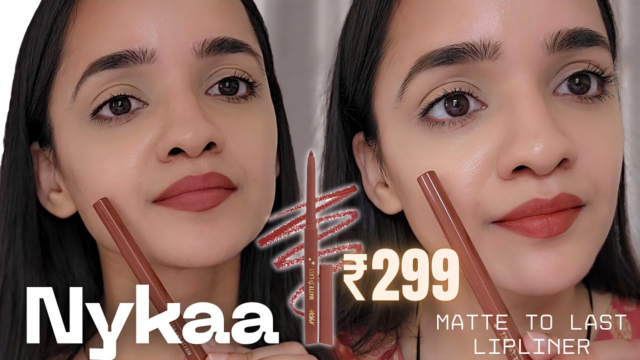 Nykaa Matte To Last Lipliner Review & Swatches | for ₹299 😍 Nykaa Cosmetics