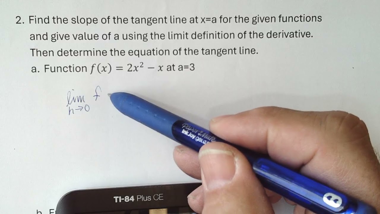 172 Practicing estimating slope and equation of tangent lines
