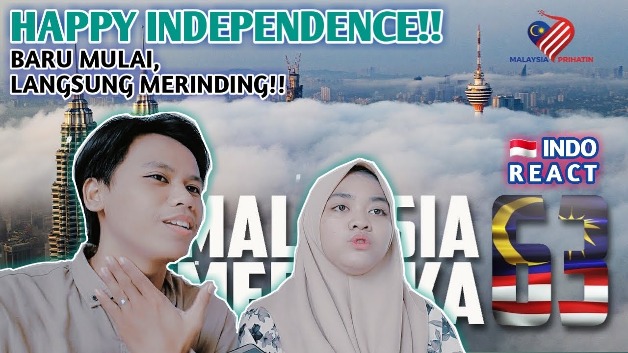 Indonesian React MALAYSIA MERDEKA 2020 - A MERDEKA VISUAL COLLABORATION #Skyrun