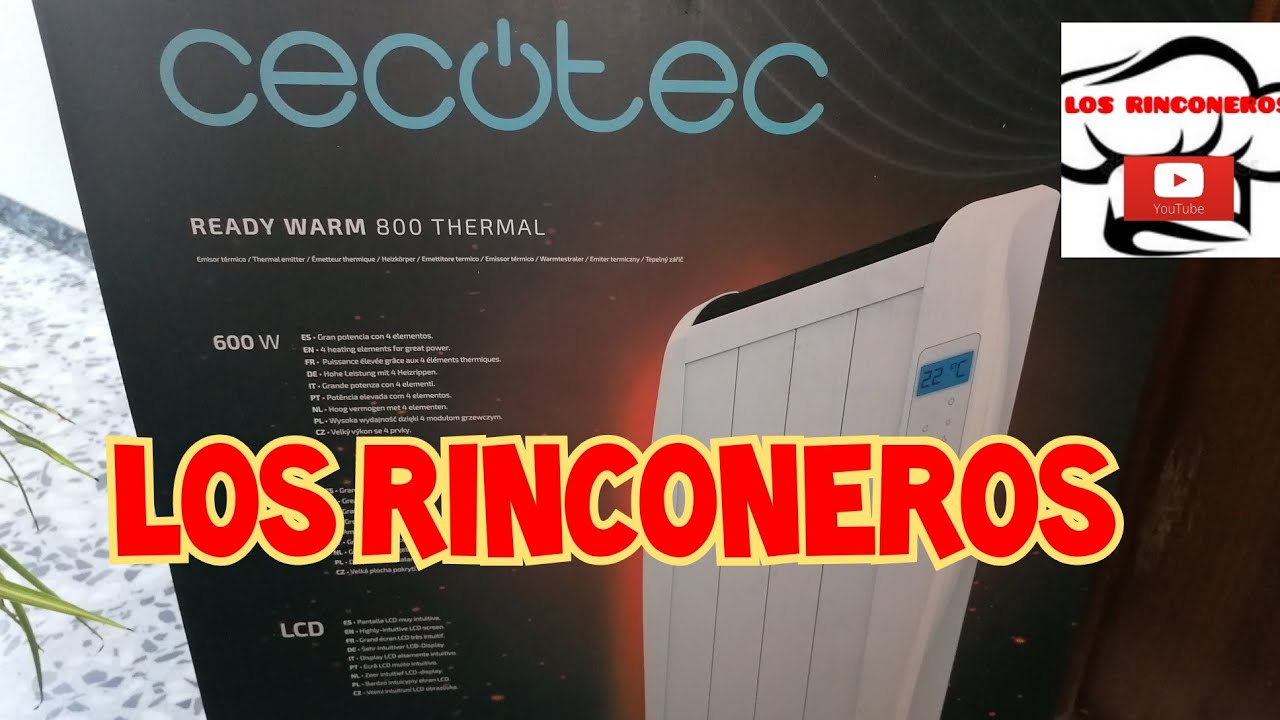 EMISOR TERMICO BAJO CONSUMO DE CECOTEC // Ready Warm 800 Thermal.
