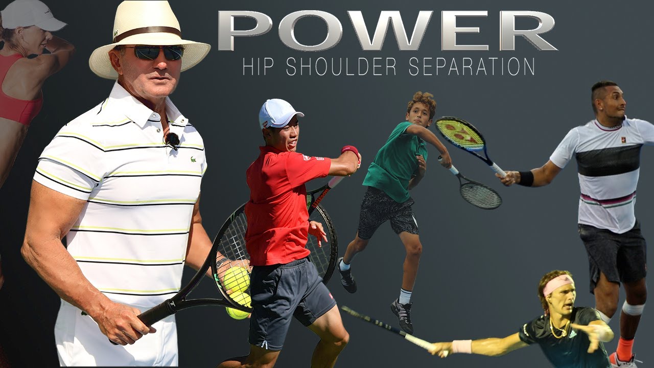 How to develop power through hip shoulder separation for a modern tennis forehand