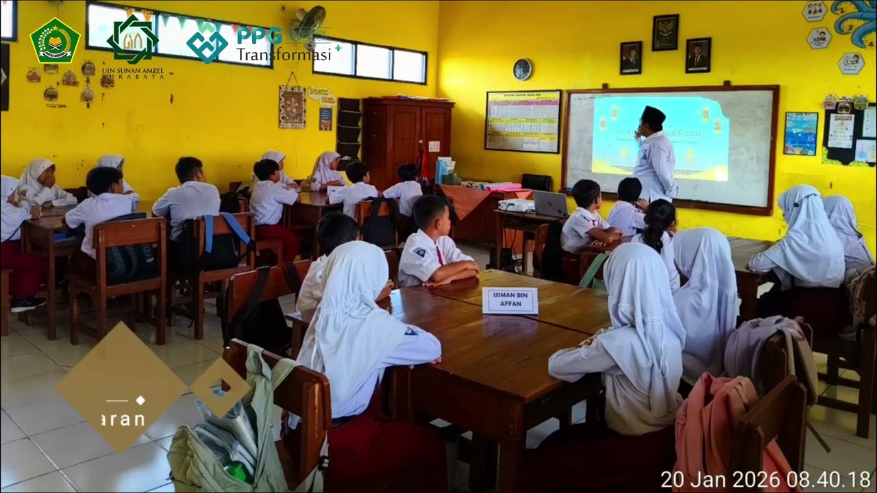 UKIN MATERI SIFAT WAJIB BAGI RASUL PPG BATCH 4 LPTK UNIVERSITAS NEGERI SUNAN AMPEL SURABAYA