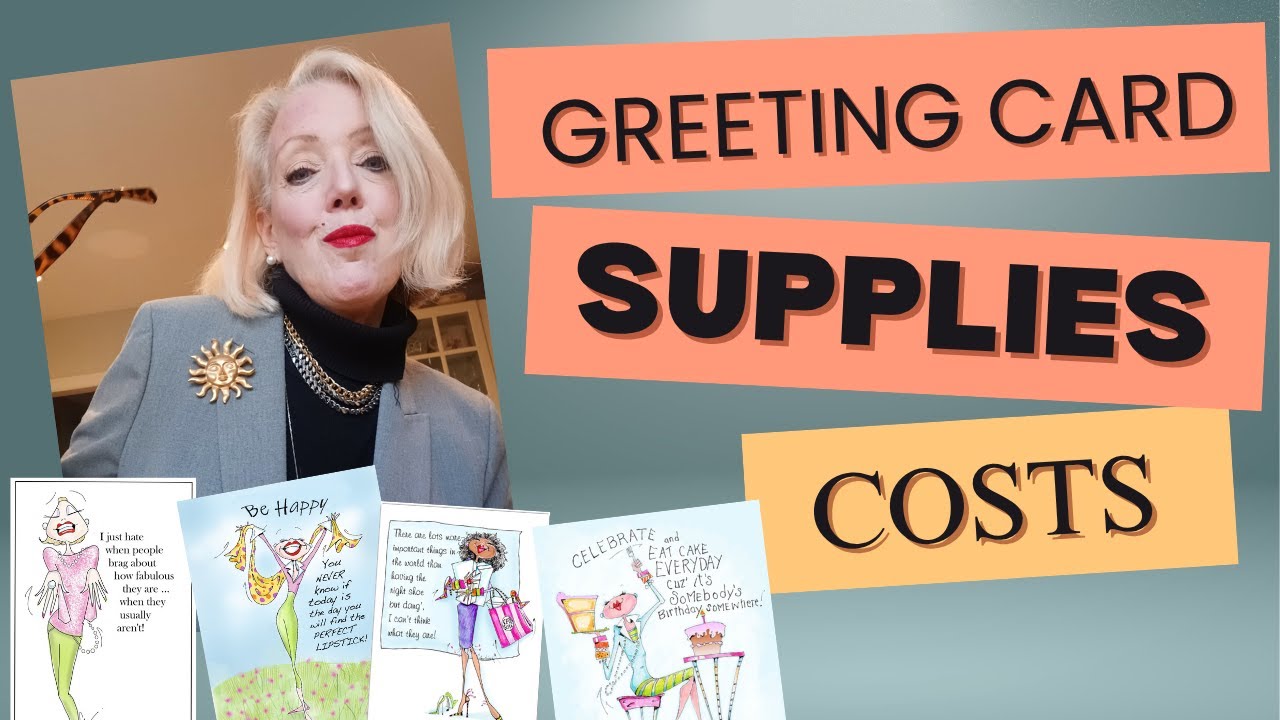 Must have supplies for creating greeting cards that sell. Affordable greeting card supplies -