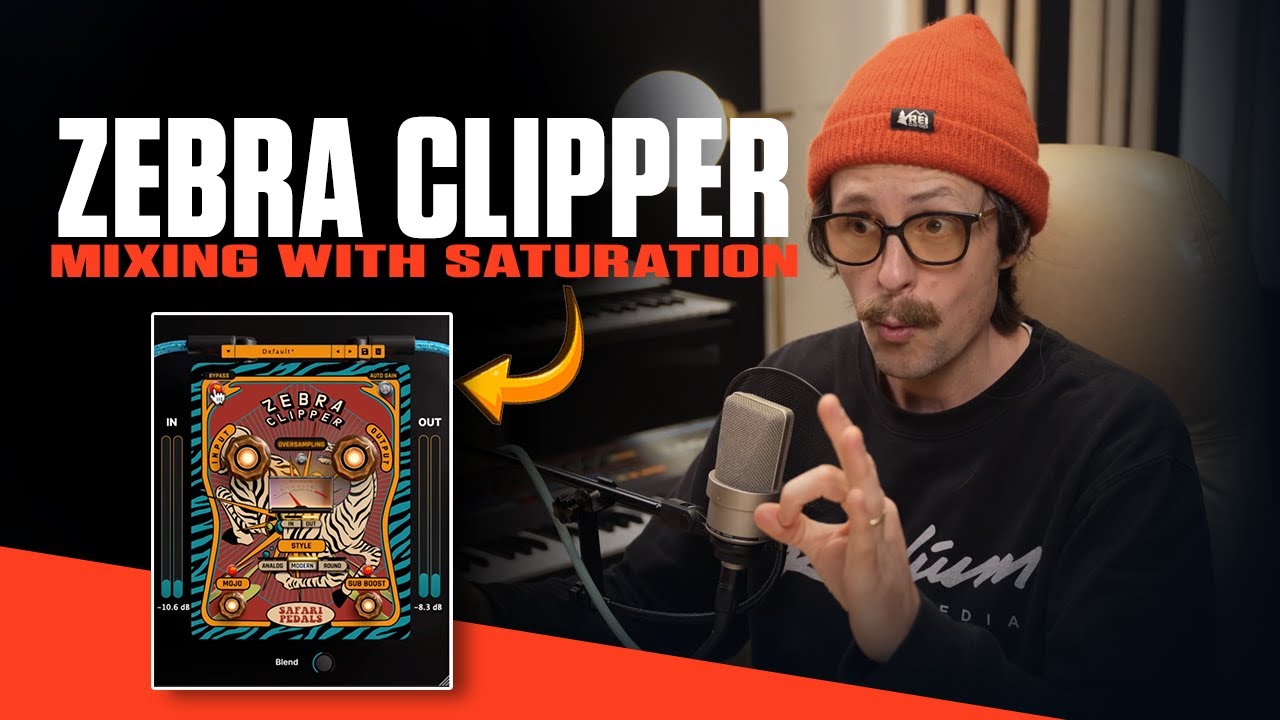 Микширование с плагинами Saturation и Clipper | Zebra Clipper — педали Safari