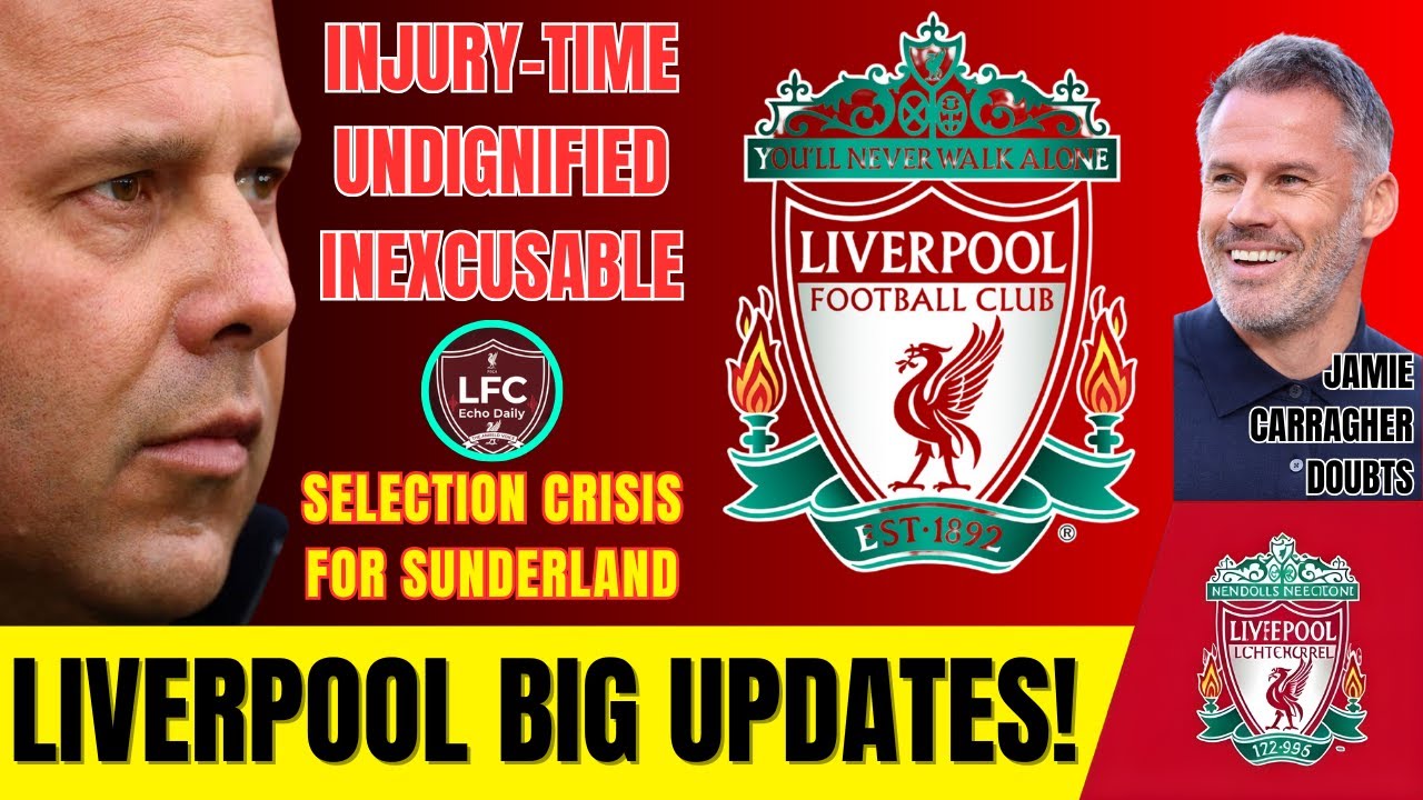 LIVERPOOL SELECTION CRISIS 🚨 NEXT FIVE RIVALS, INJURY TIME “UNDIGNIFIED” MOMENT & CARRAGHER DOUBTS
