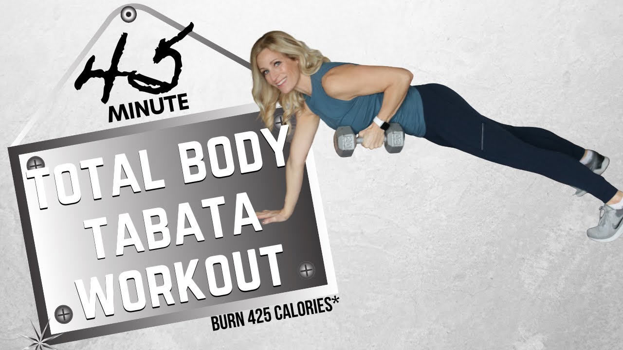40 MINUTE TOTAL BODY TABATA WORKOUT | Tracy Steen