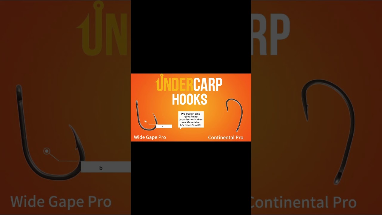 Undercarp Pro-Haken.#karpfenangeln #carpfishing #carp #fishing #carphooks #hook#karpfen#endtackle
