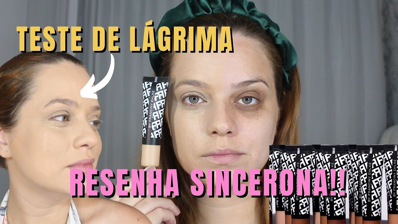 RESENHA da Base FRANCINY EHLKE | TESTE DE LÁGRIMA, ÁGUA, DURABILIDADE...