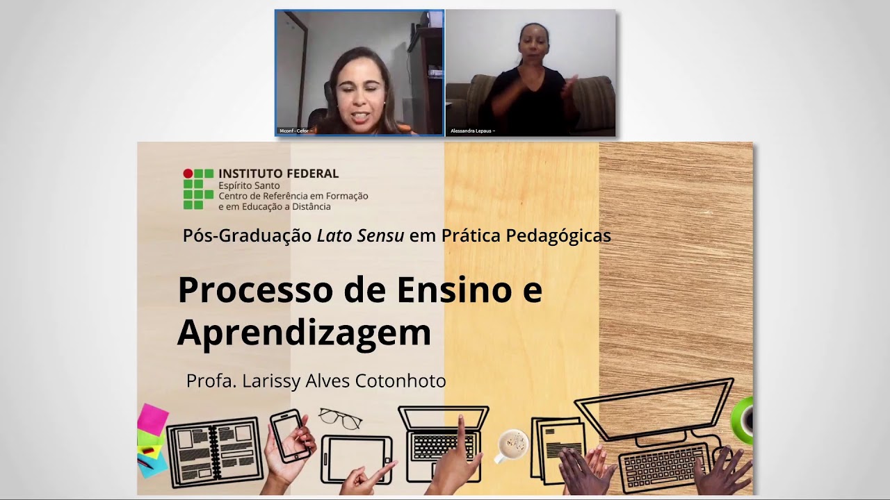 PratPed - Aula Síncrona “Processos de Ensino e Aprendizagem”