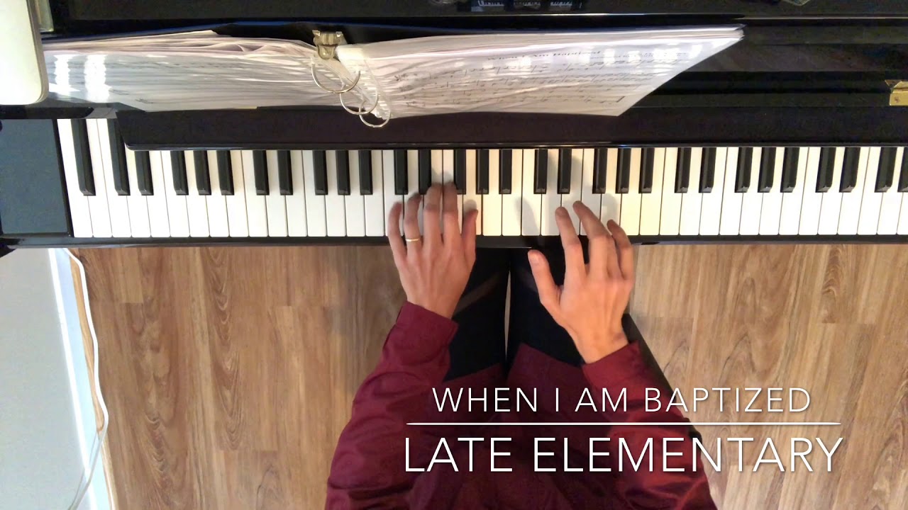When I Am Baptized (tutorial)