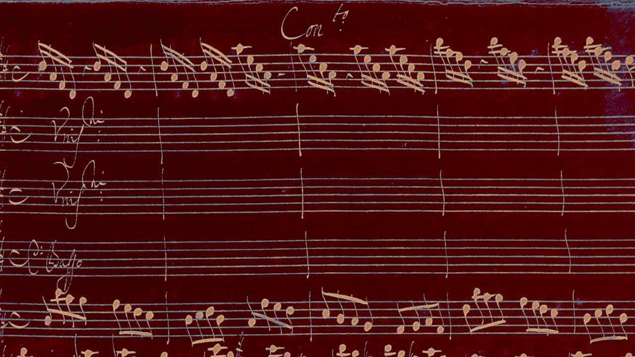 VIVALDI | Violin Concerto RV 222 in D major | for Chiara | Original manuscript