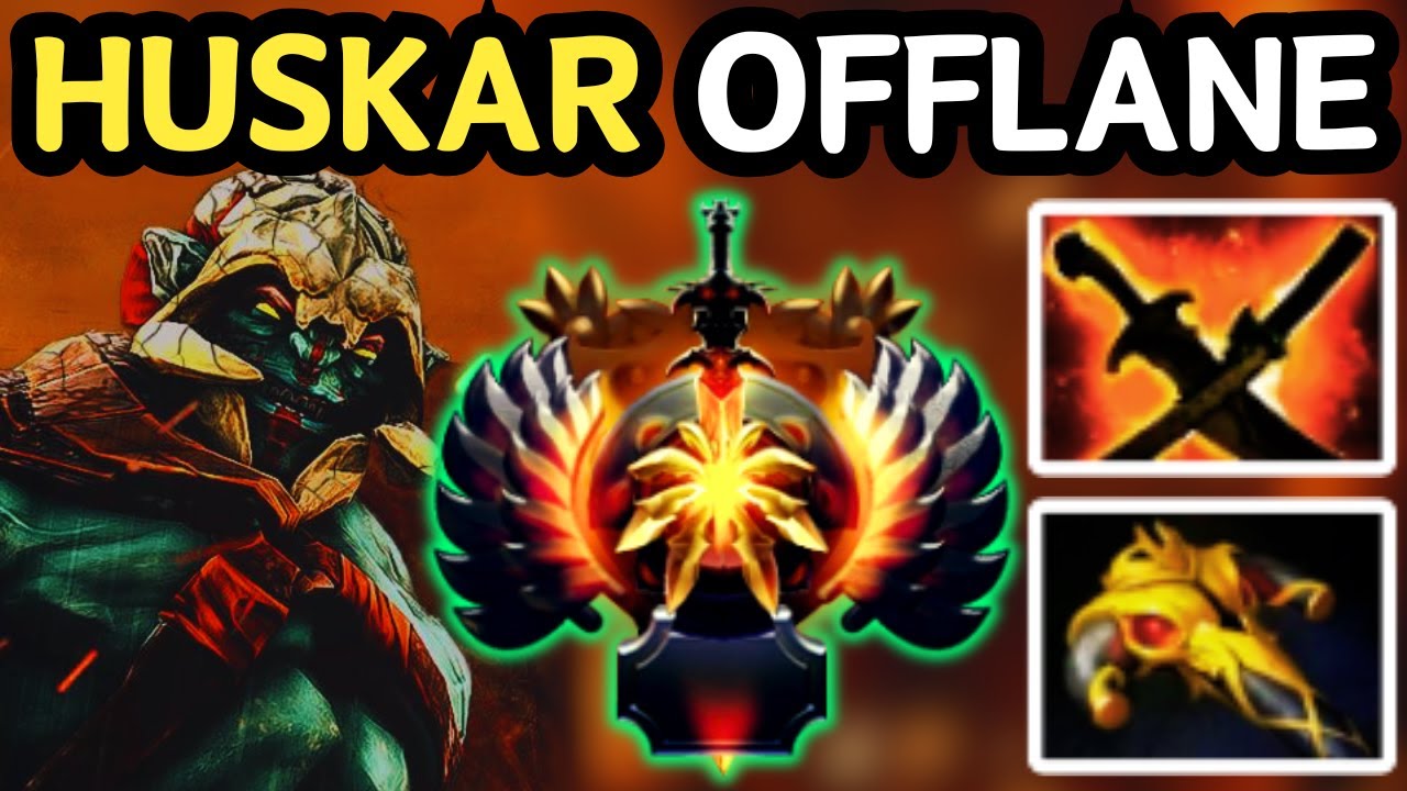 🔥 HUSKAR OFFLANE = LOW HP, HIGH DAMAGE, INSTANT TILT | DOTA 2 🔥