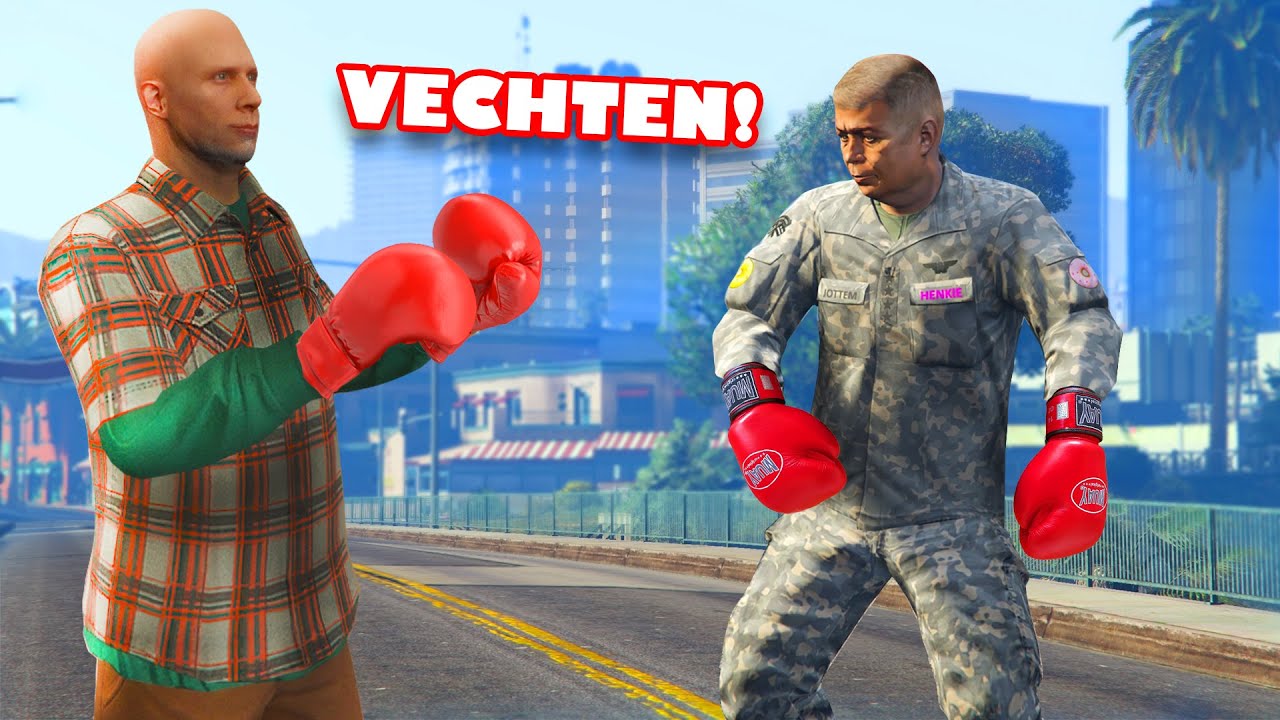 HENKIE'S GEVECHT MET EEN OPA!! - Roerveen Roleplay