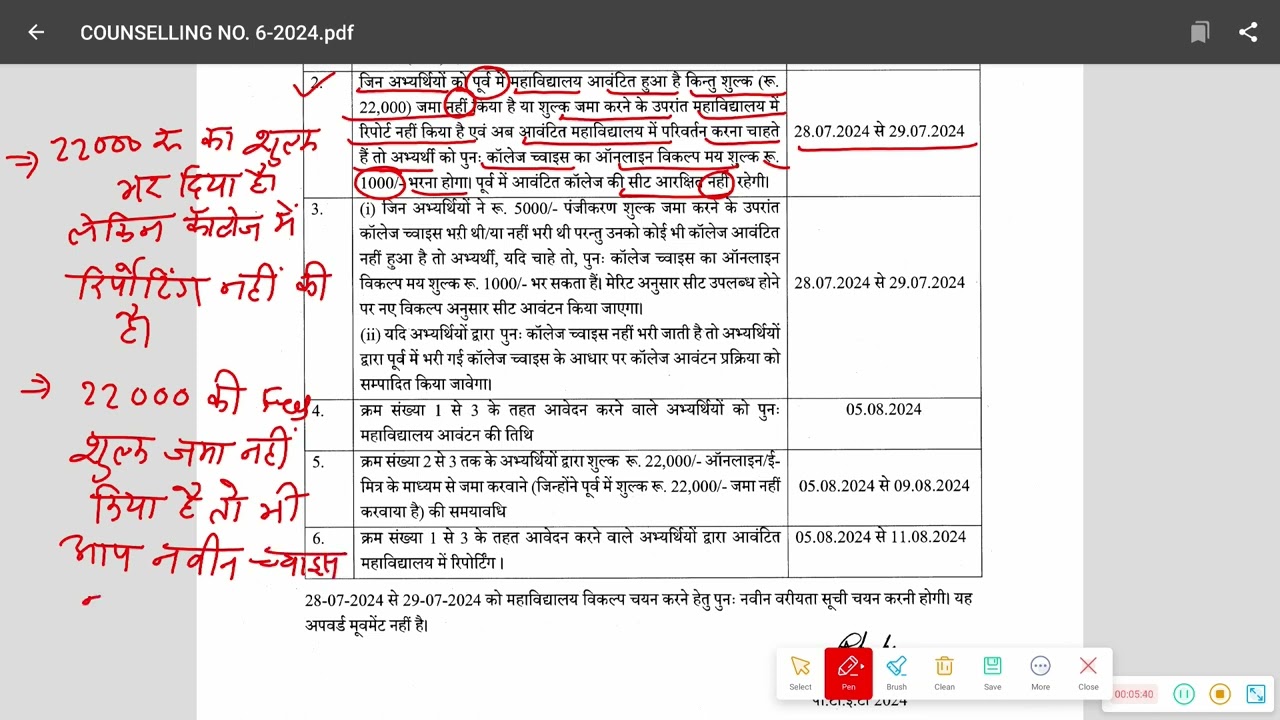 NEW NOTIFICATION PTET 2024