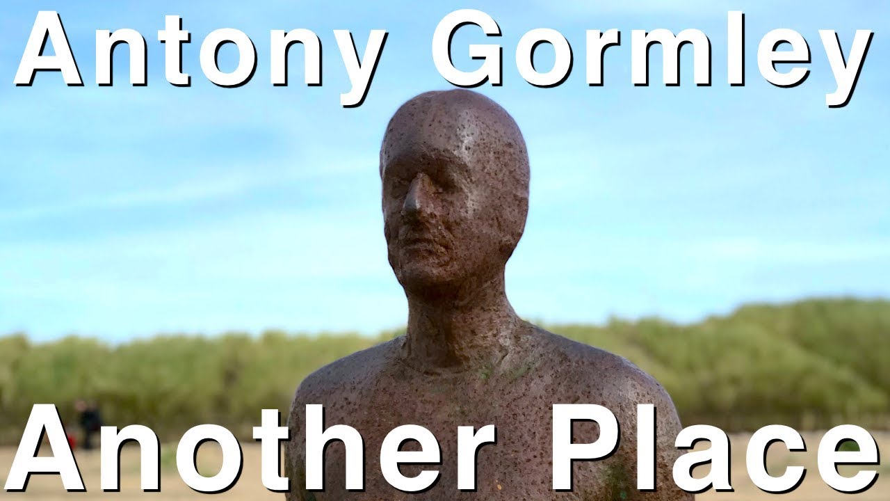 Antony Gormley's Another Place - Crosby, Liverpool  - 4K Drone Footage