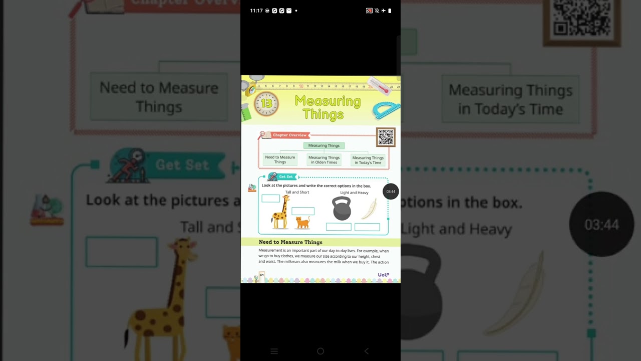 Measuring Things (Explanation),Part-1