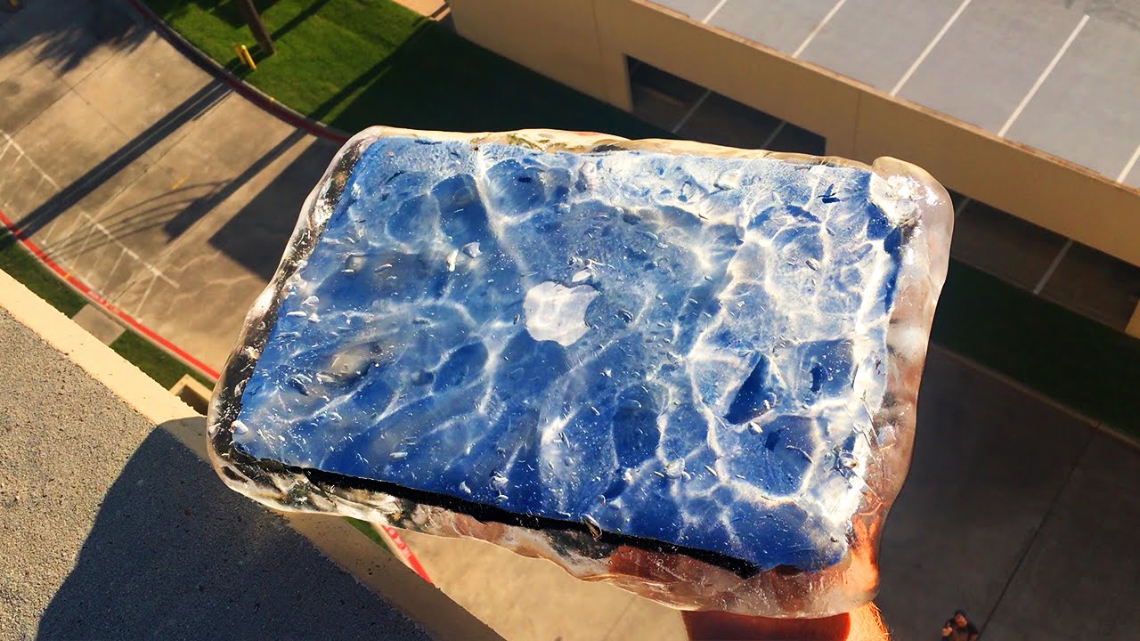Can Liquid Glass Putty Protect MacBook Air from 100 FT Drop Test? - GizmoSlip