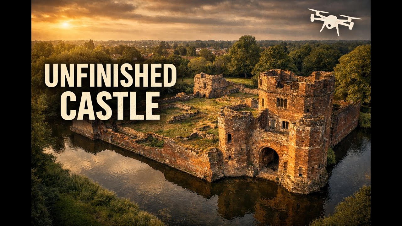 England’s Unfinished Castle 🏰 | Kirby Muxloe Castle Drone Footage