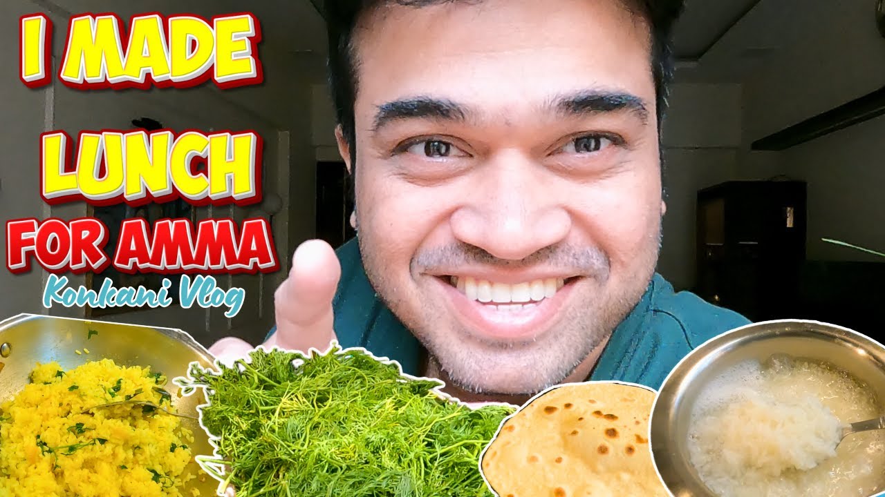I Made Lunch For First Time For Amma 🍱❤️ | Konkani Vlogs | Ganesh Kini