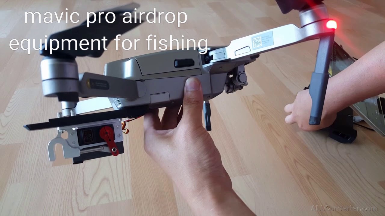 Mavic pro airdrop equipment for fishing