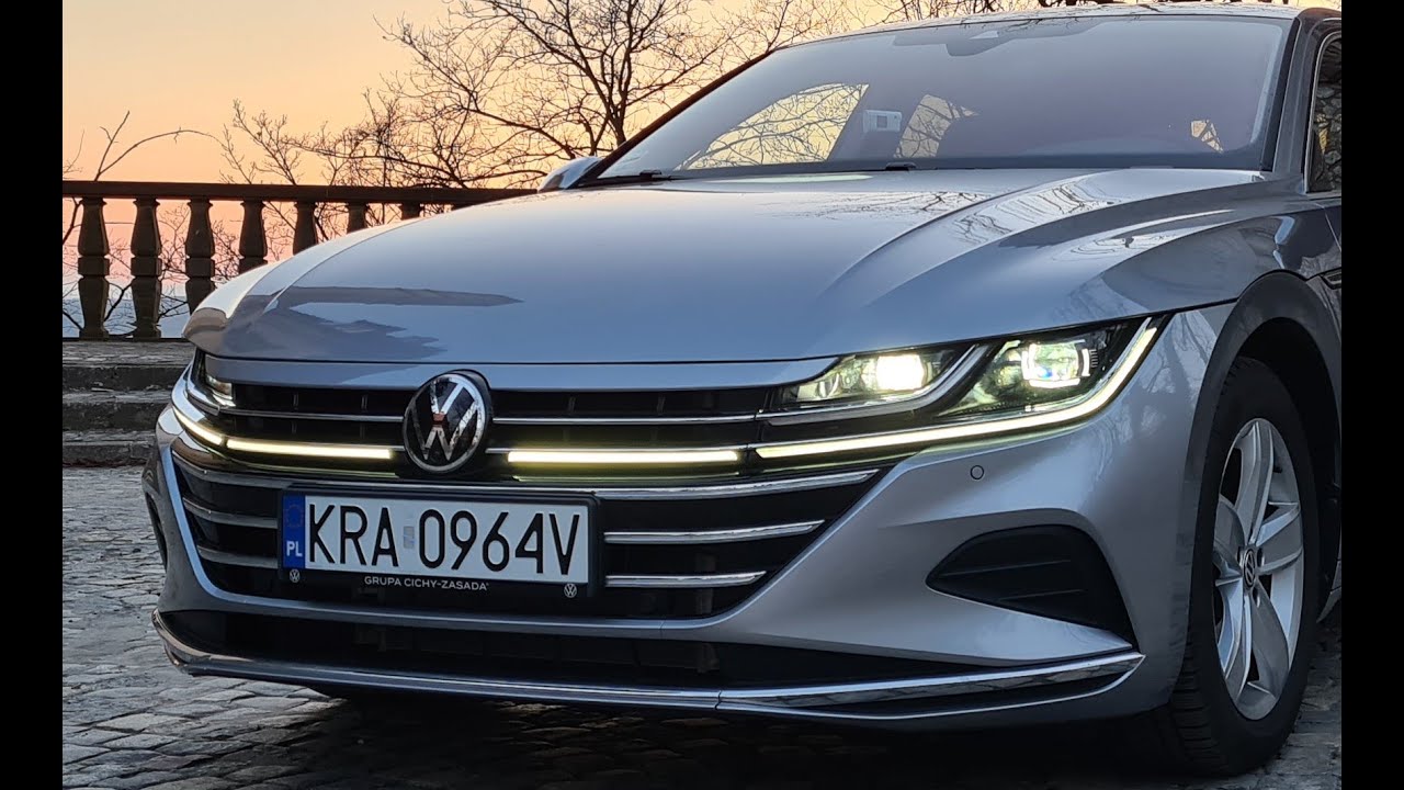 2021 VW Arteon Active Lighting System  TEST świateł