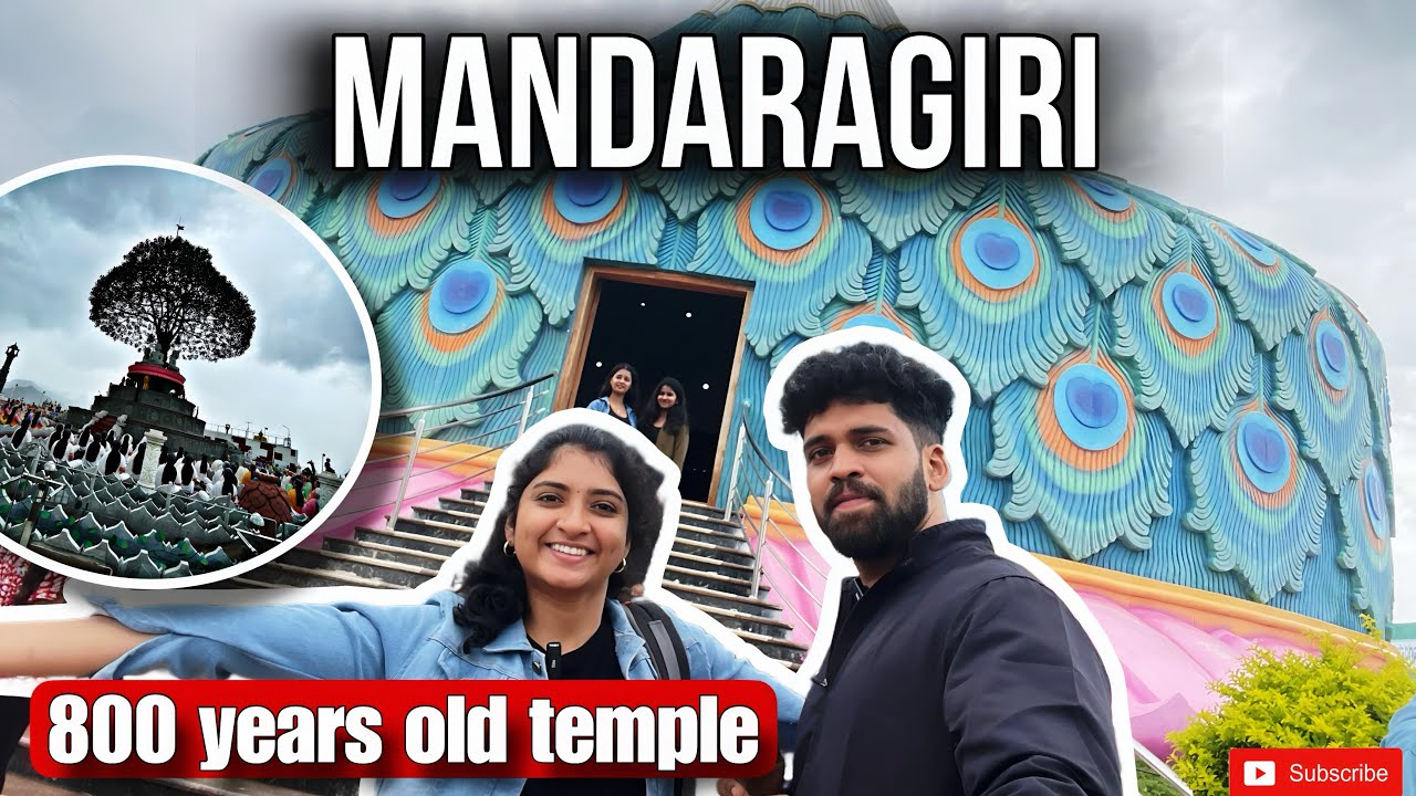 Mandaragiri Hills Bangalore | Peacock Temple & Mydala Lake Weekend Trip |Kannada Travel Vlog