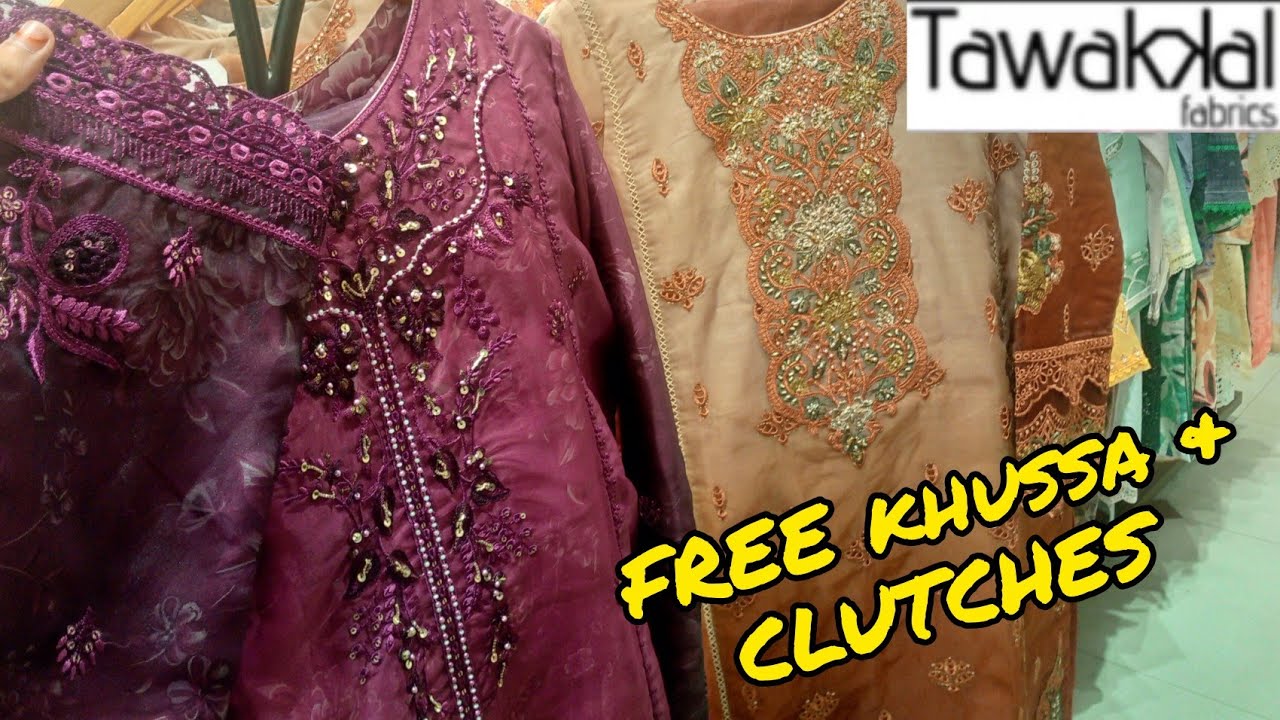 📢Tawakkal New Collection 2026♥️📣 Eid Gifts 🎁 FREE khussa & Clutches 🔥💞 Clothes World 